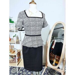 Enfocus Studio Pencil Black and Grey Dress